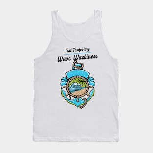 Tent Tomfoolery Wave Wackiness Summer Camping Tank Top